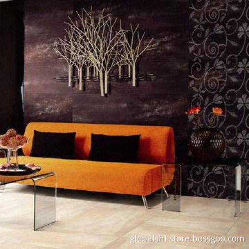 Metallic Glazed Full Body Porcelain Tile, Lappato and Matte Finished, Roller Printing